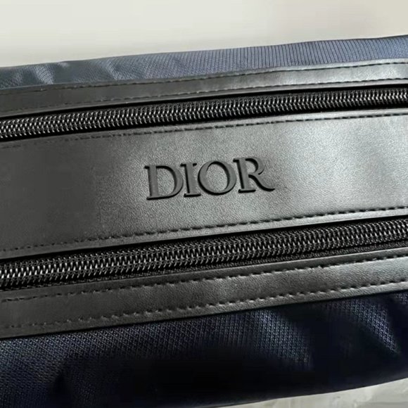 Dior Bags Dior Navy Black Toiletry Bag Drop Kit Pouch Travel Case